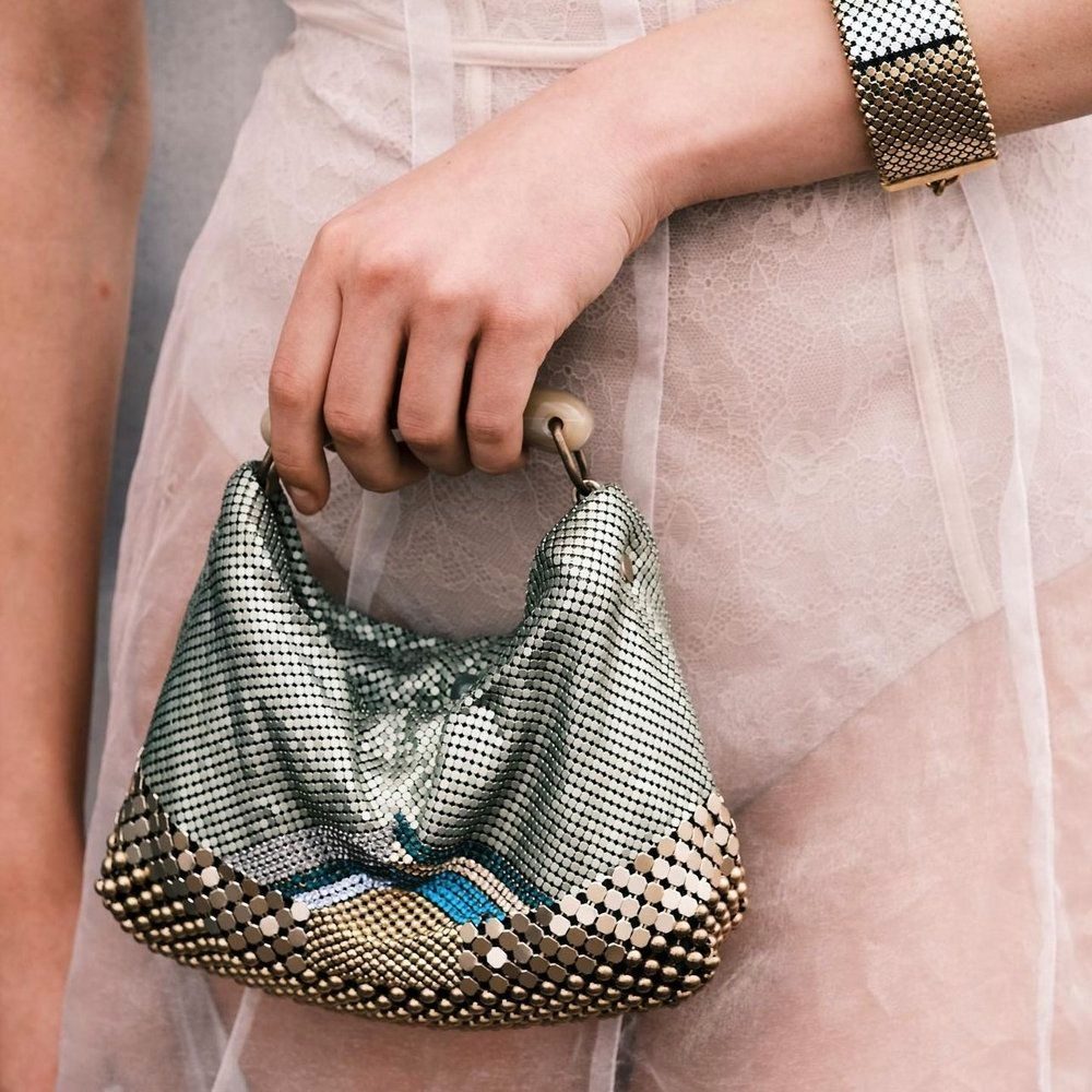 Metallic evening bag from El Corte Inglés client work